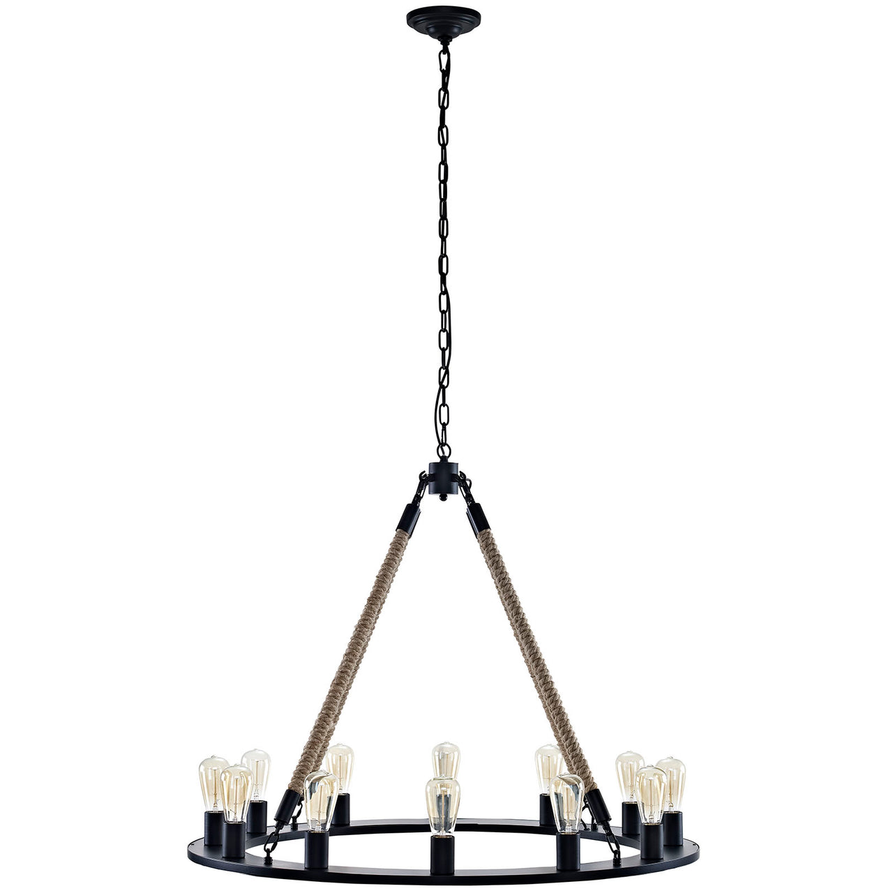 Encircle Chandelier, Brown