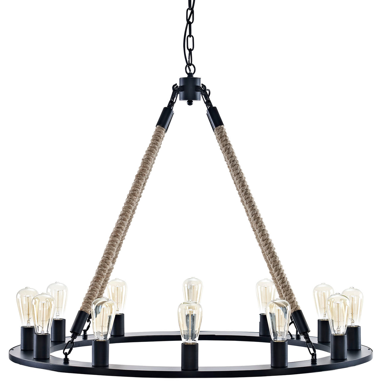 Encircle Chandelier, Brown