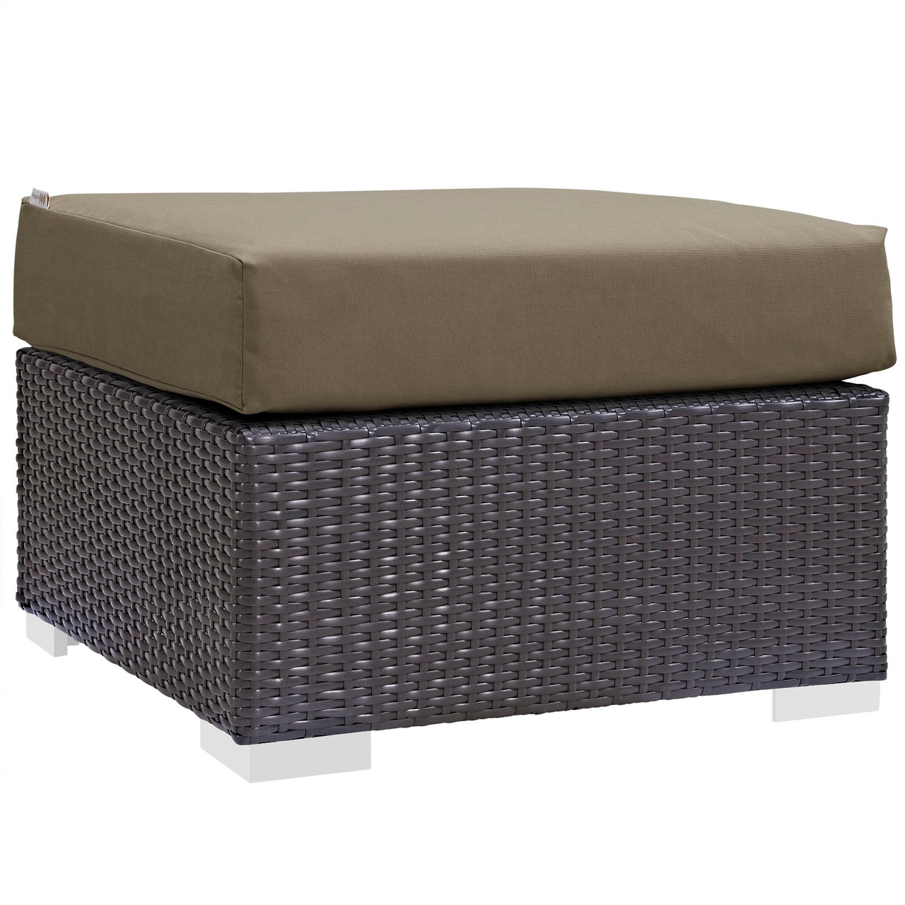 Convene 3 Piece Outdoor Patio Sofa Set, Espresso & Mocha