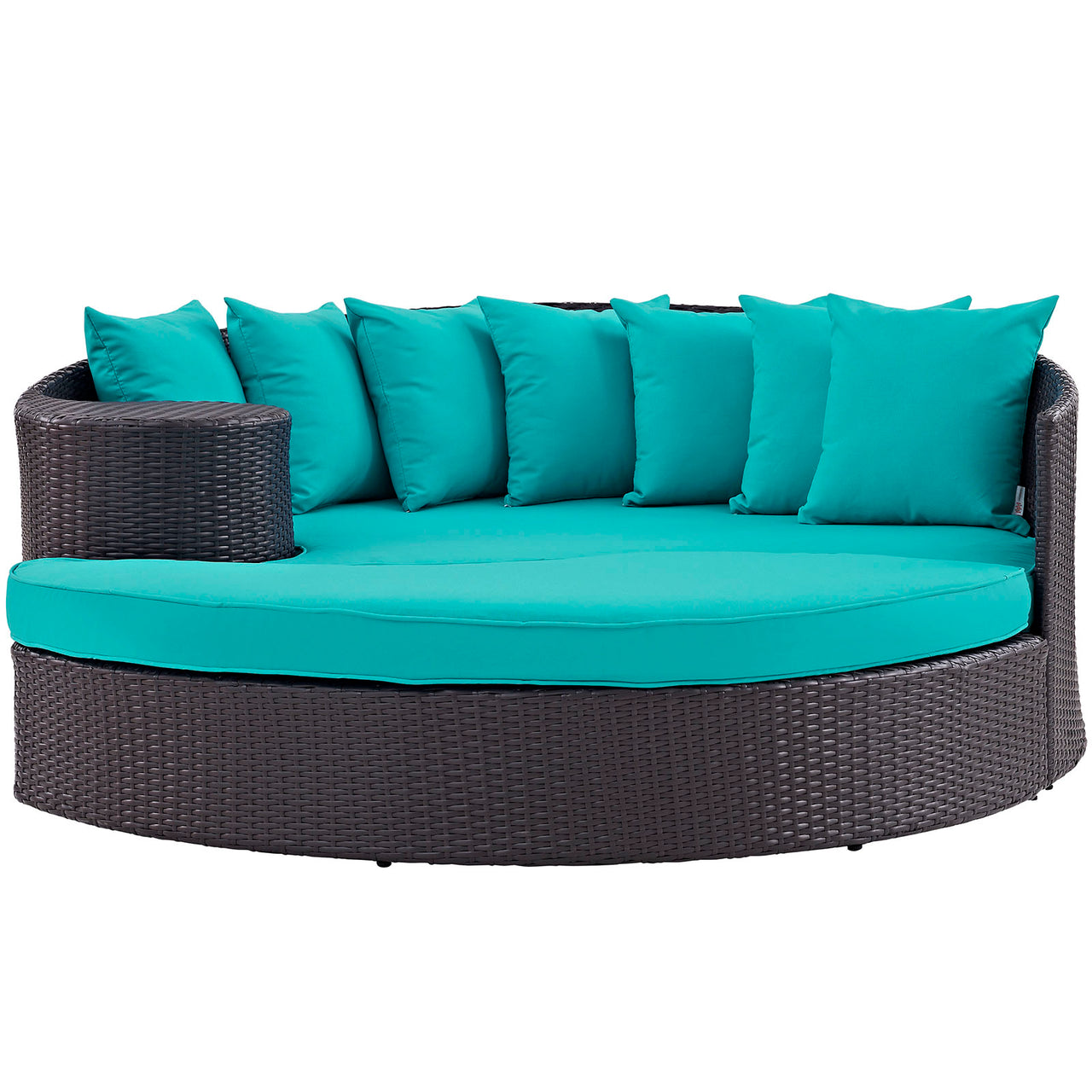 Conversation Alfresco Daybed, Espresso & Turquoise