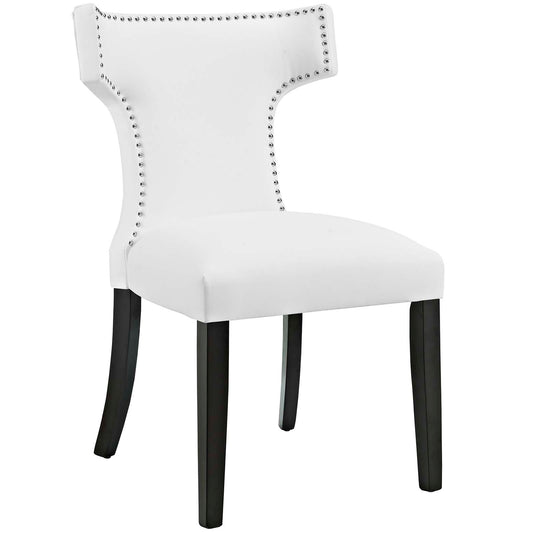 Vela Eco-Leather Dining Chair, White