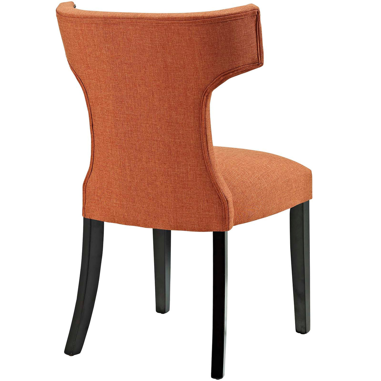 Vela Fabric Dining Chair, Orange
