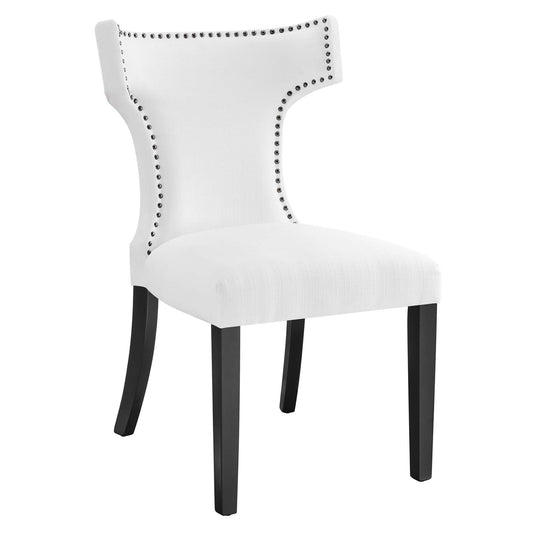 Vela Fabric Dining Chair, White