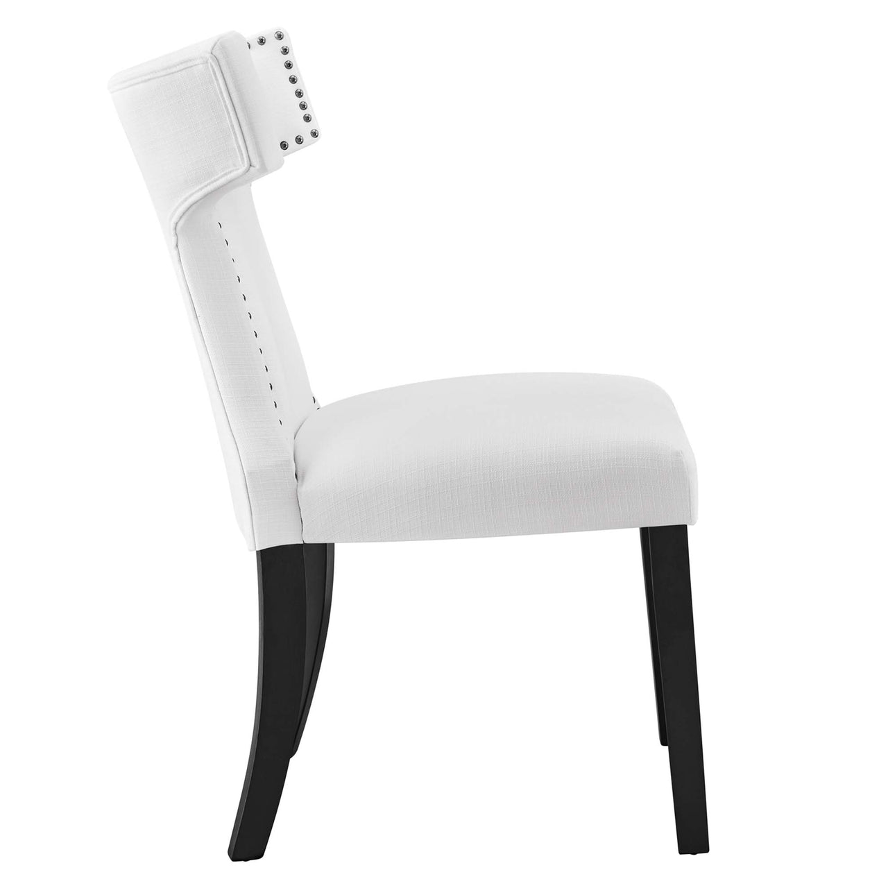 Vela Fabric Dining Chair, White