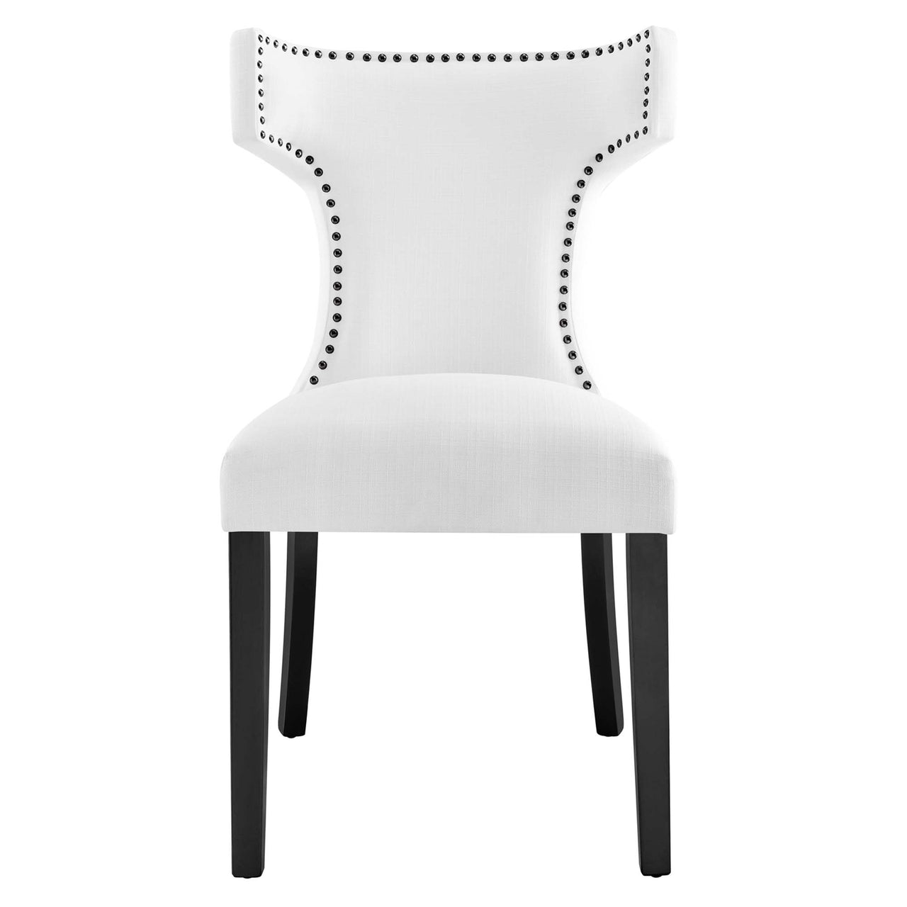 Vela Fabric Dining Chair, White