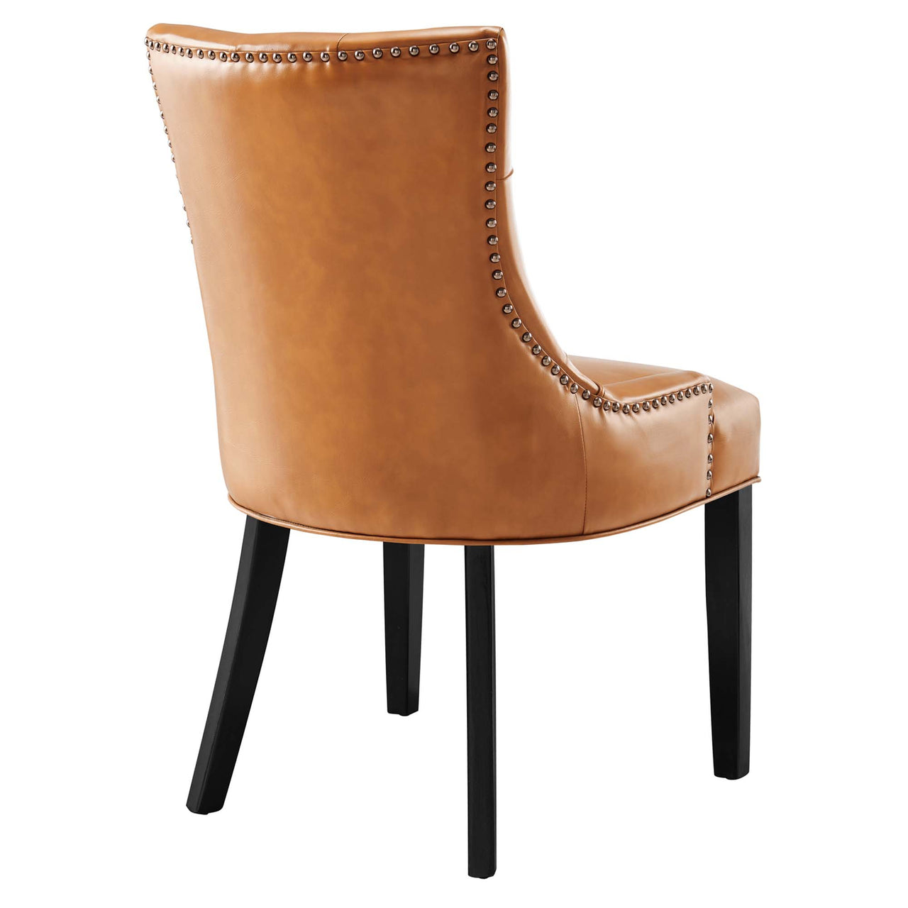 Cavell Eco-Leather Dining Chair, Tan