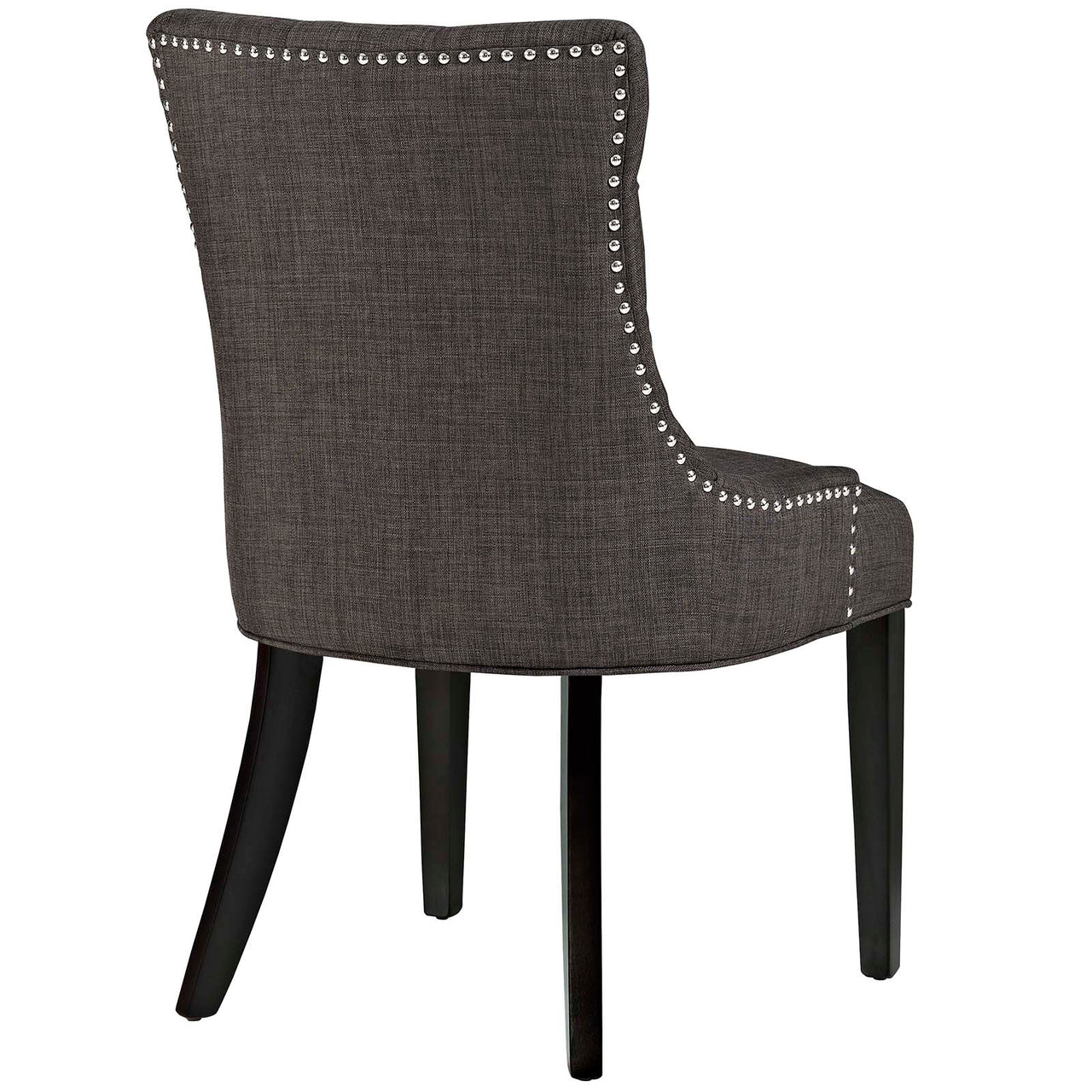 Cavell Fabric Dining Chair, Brown