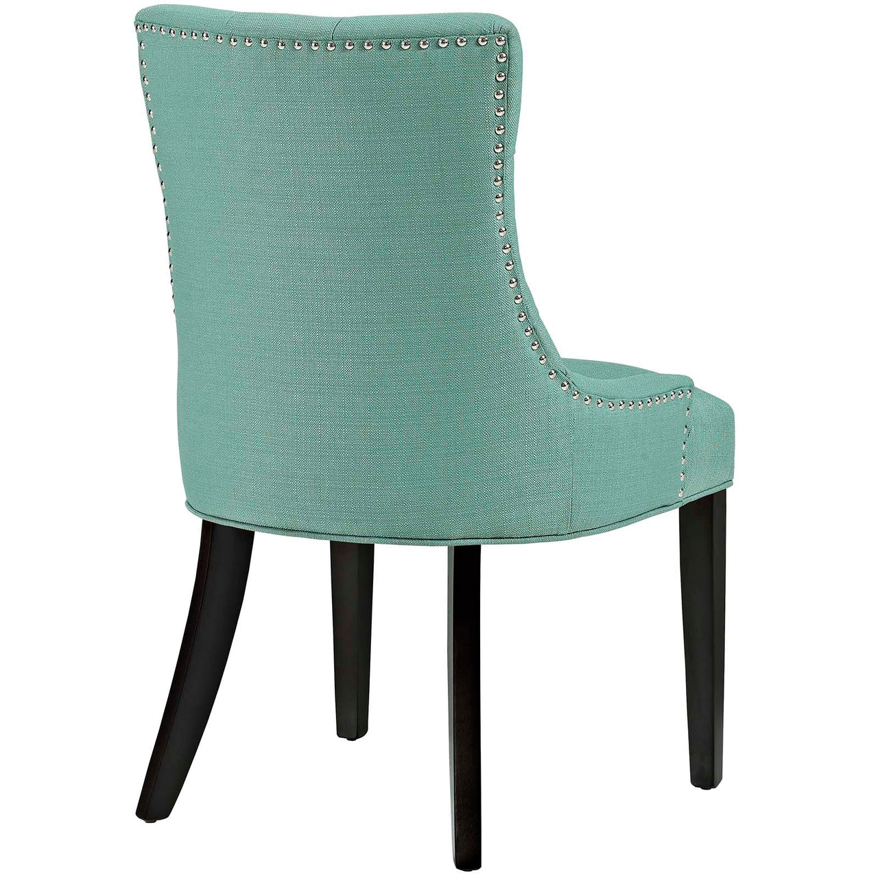 Cavell Fabric Dining Chair, Aqua Green