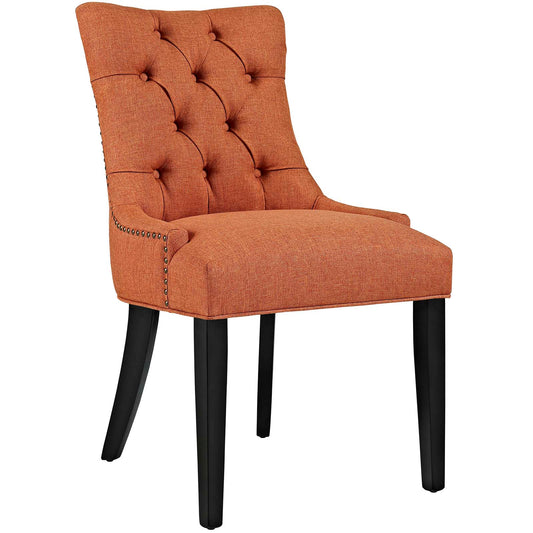 Cavell Fabric Dining Chair, Orange