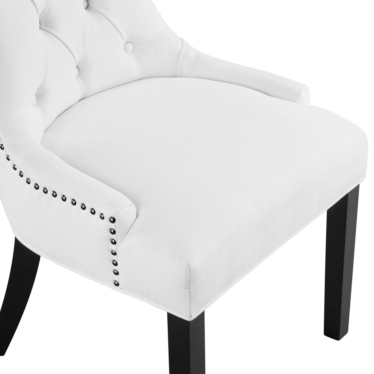 Cavell Fabric Dining Chair, White