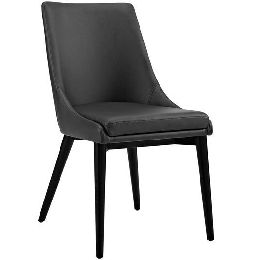 Viremont Eco-Leather Dining Chair, Black