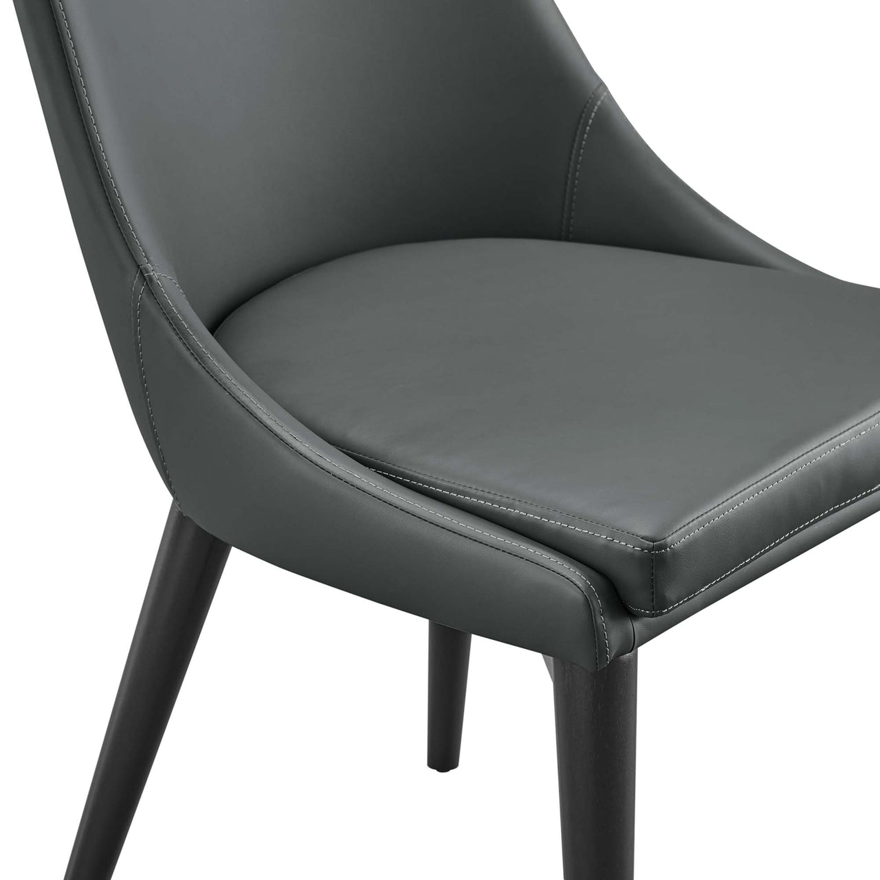 Viremont Eco-Leather Dining Chair, Gray