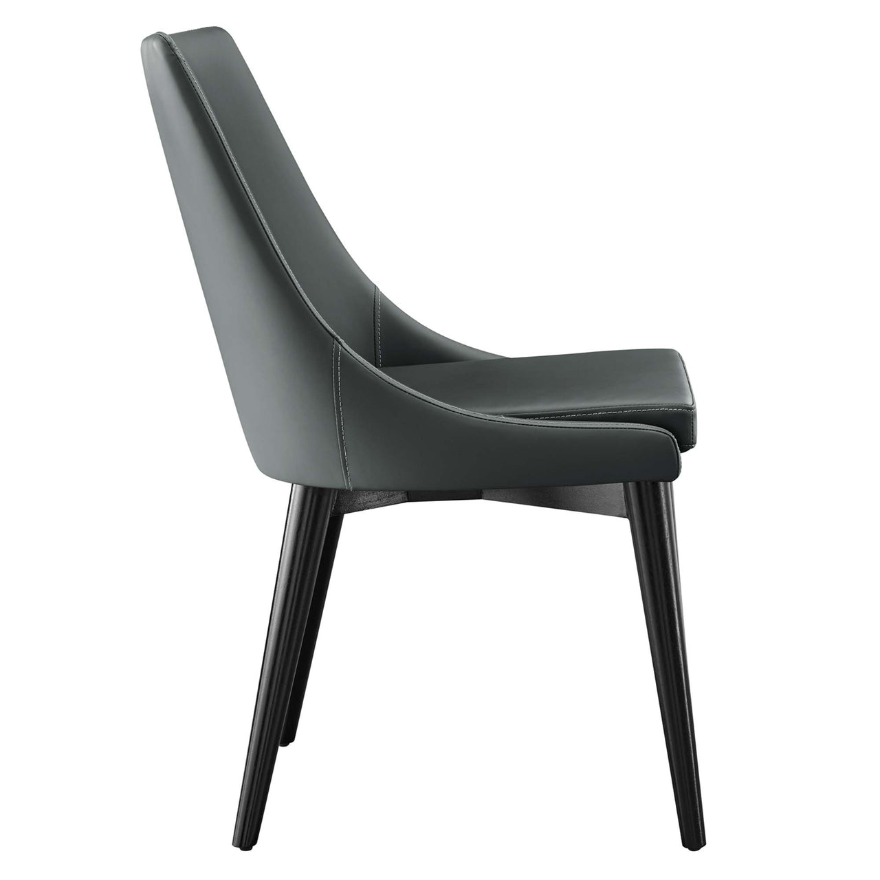 Viremont Eco-Leather Dining Chair, Gray