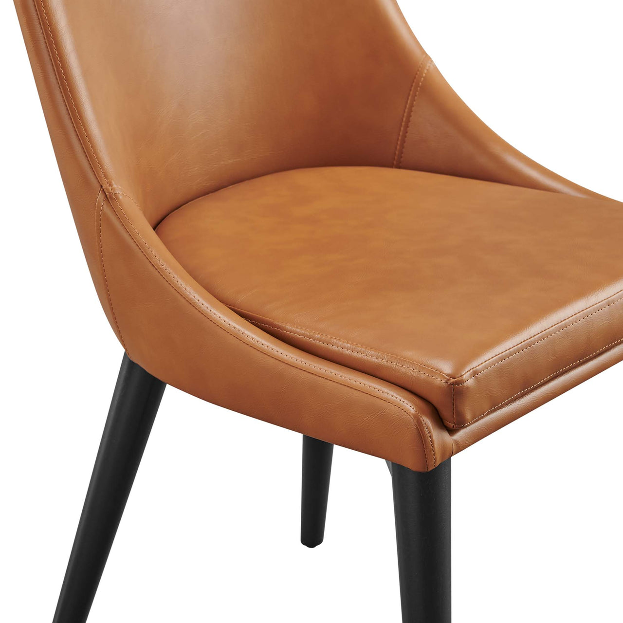 Viremont Eco-Leather Dining Chair, Tan