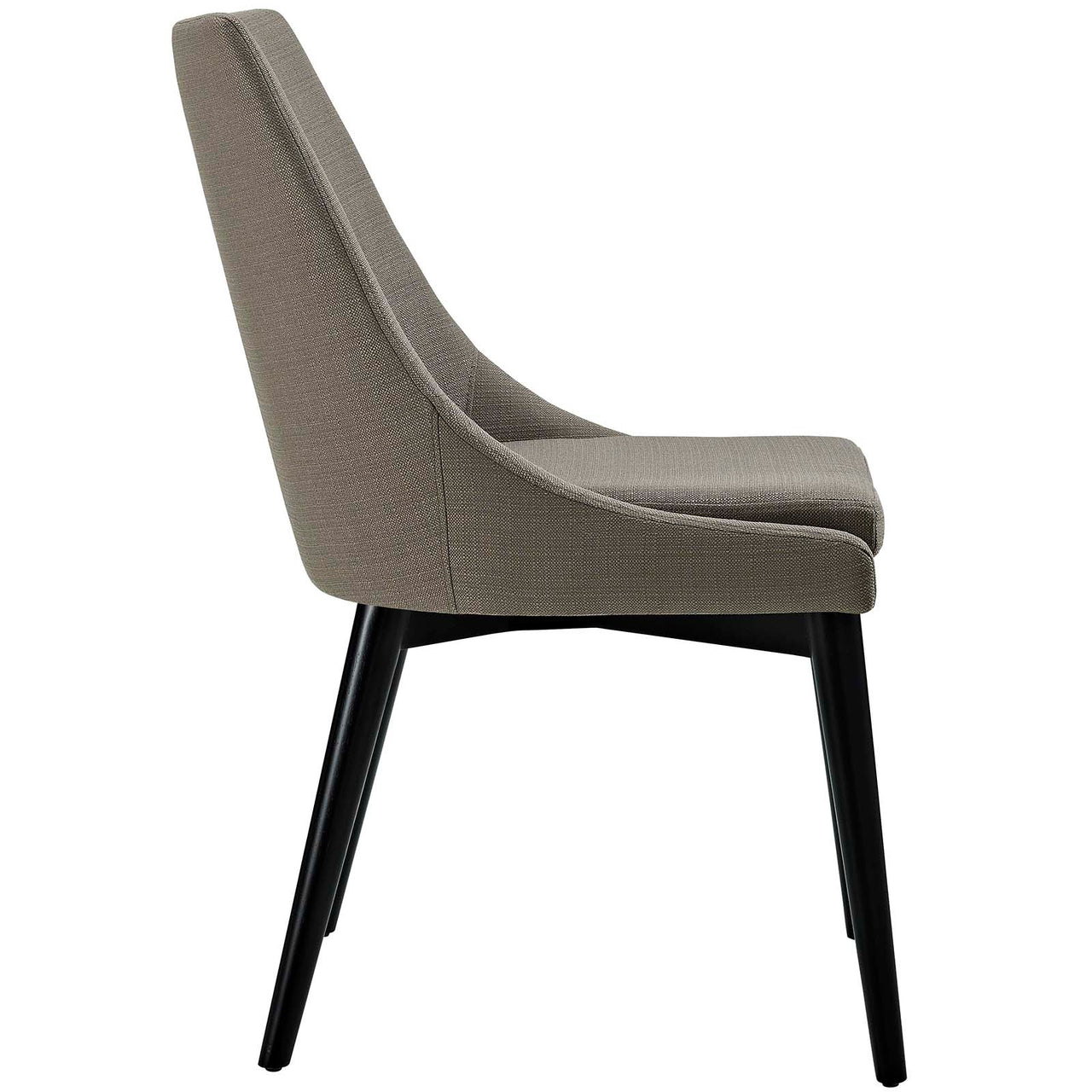 Viscount Fabric Dining Chair, Granite