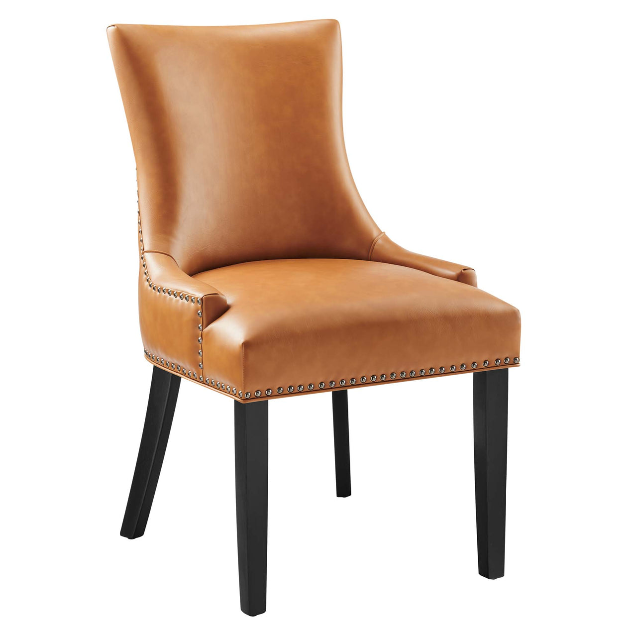 Marvelle Eco-Leather Dining Chair, Tan