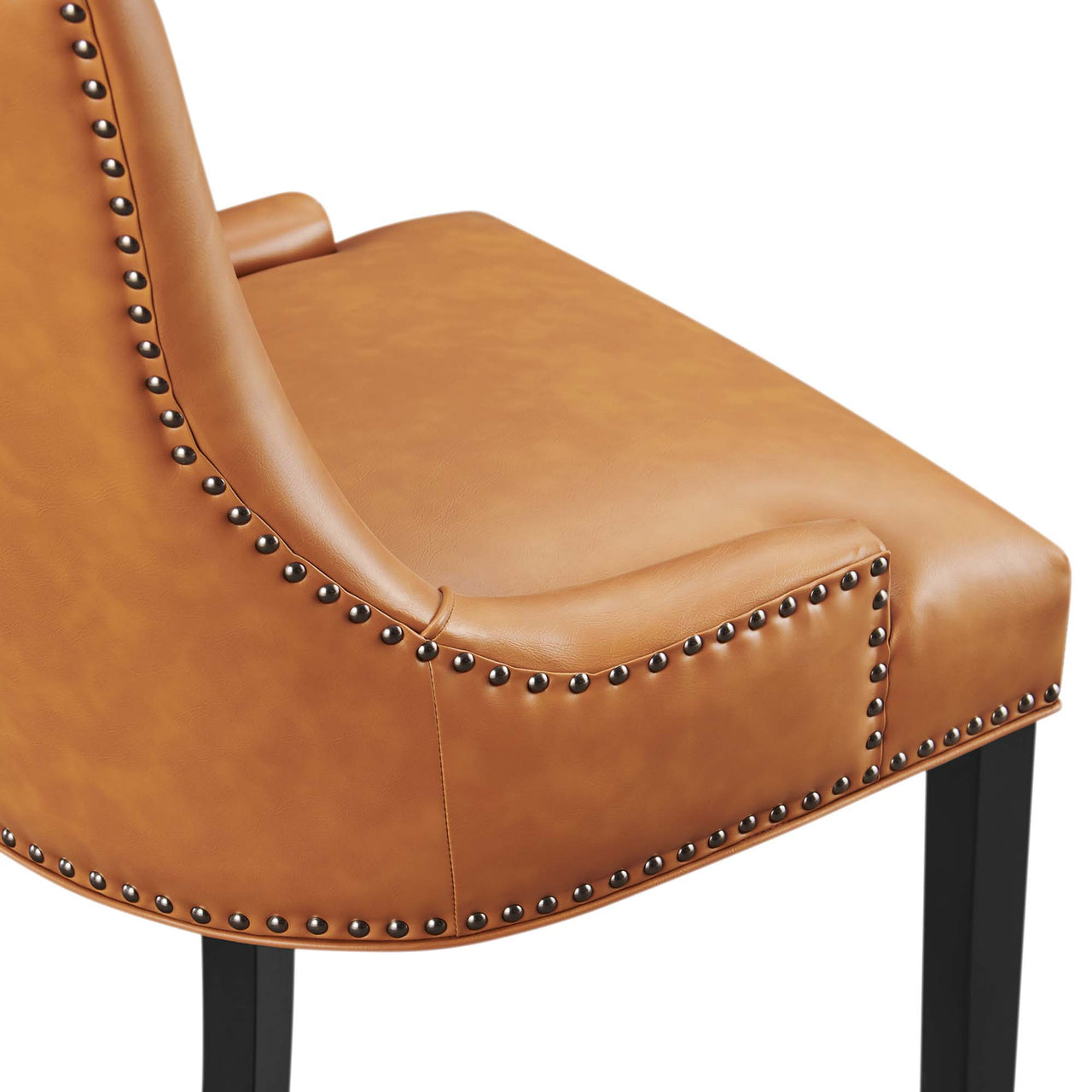 Marvelle Eco-Leather Dining Chair, Tan
