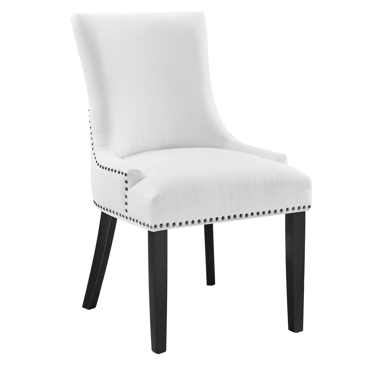 Marquis Fabric Dining Chair, White