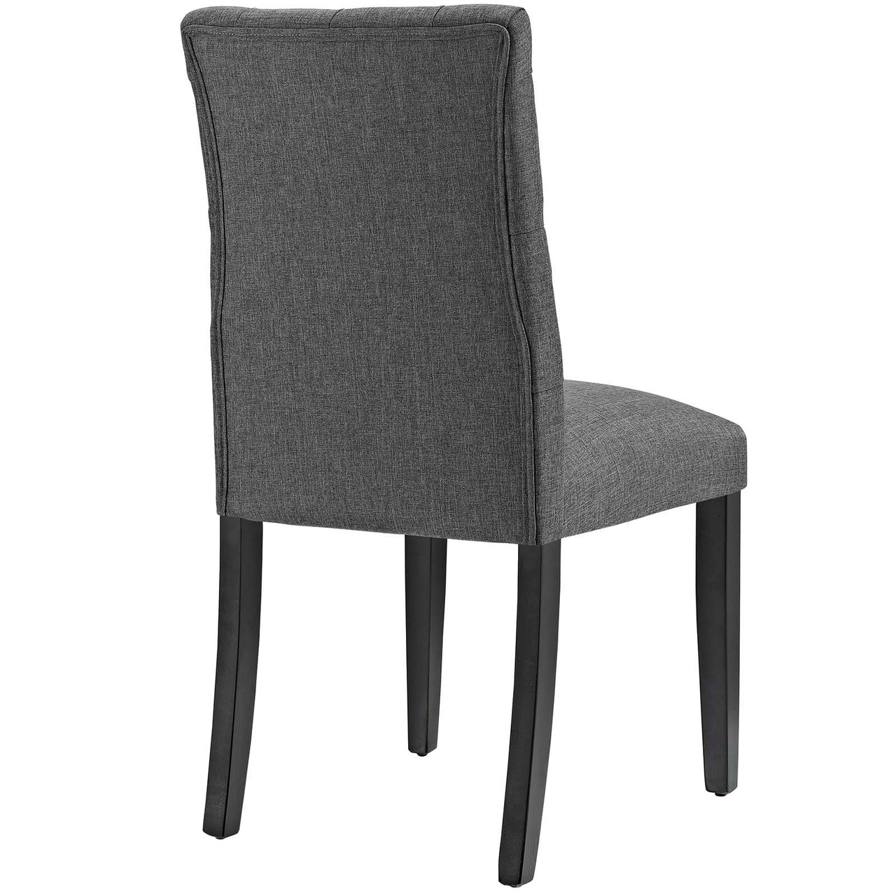 Heiress Upholstered Fabric Dining Chair, Gray