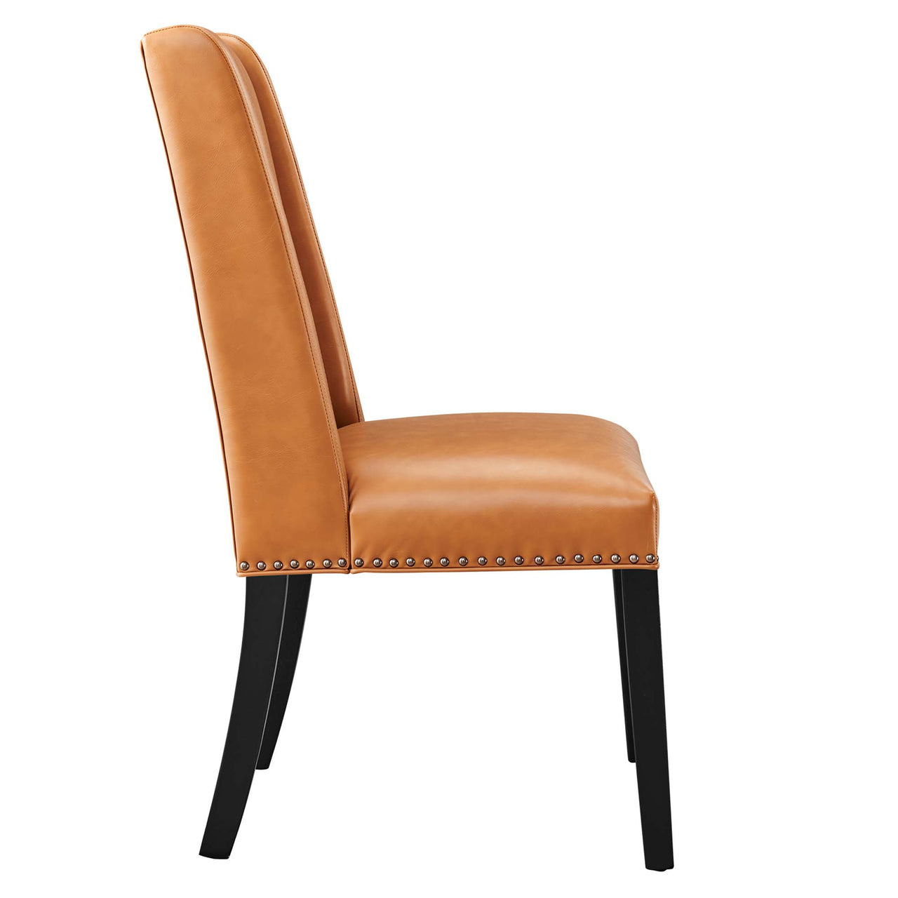 Bellare Eco-Leather Dining Chair, Tan
