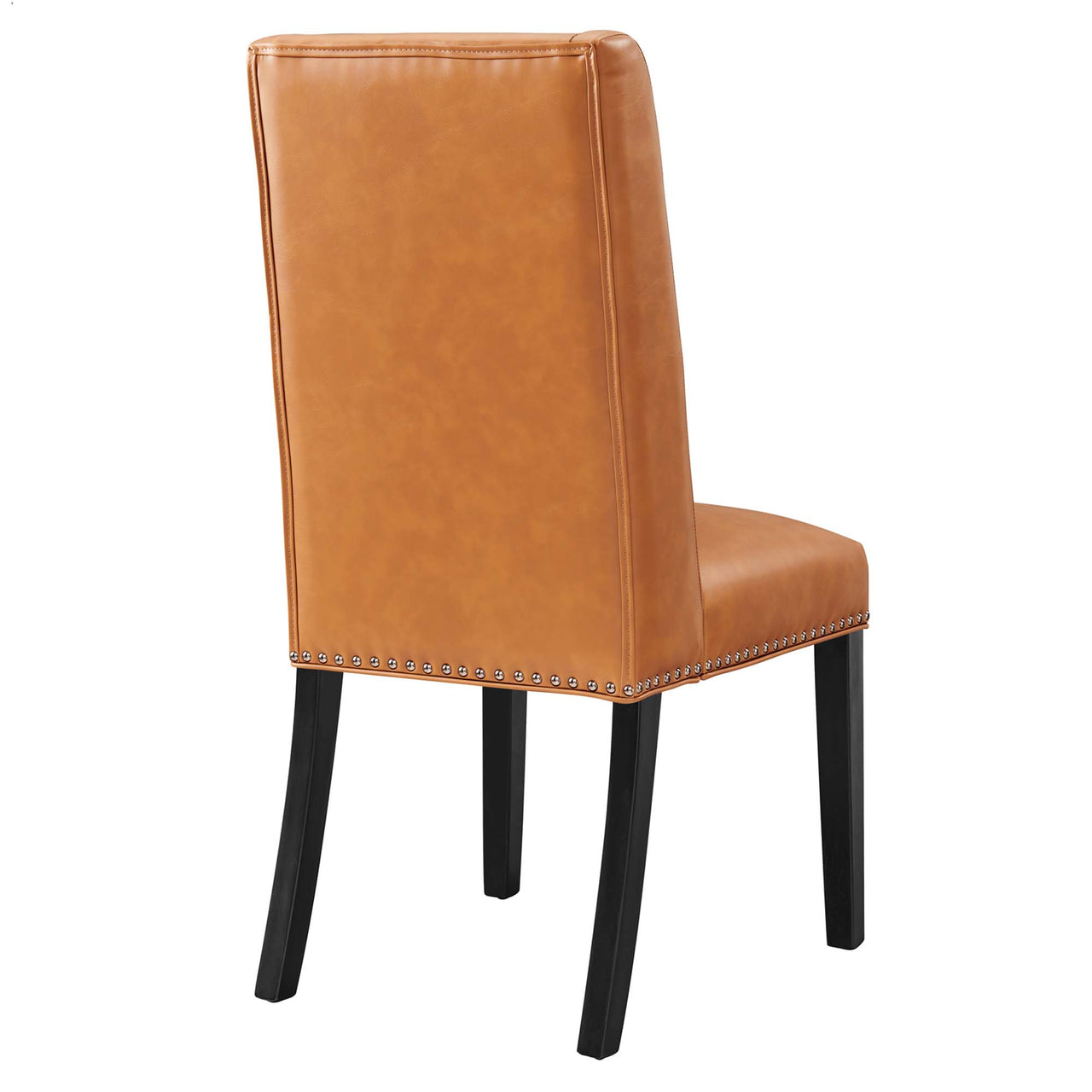 Bellare Eco-Leather Dining Chair, Tan