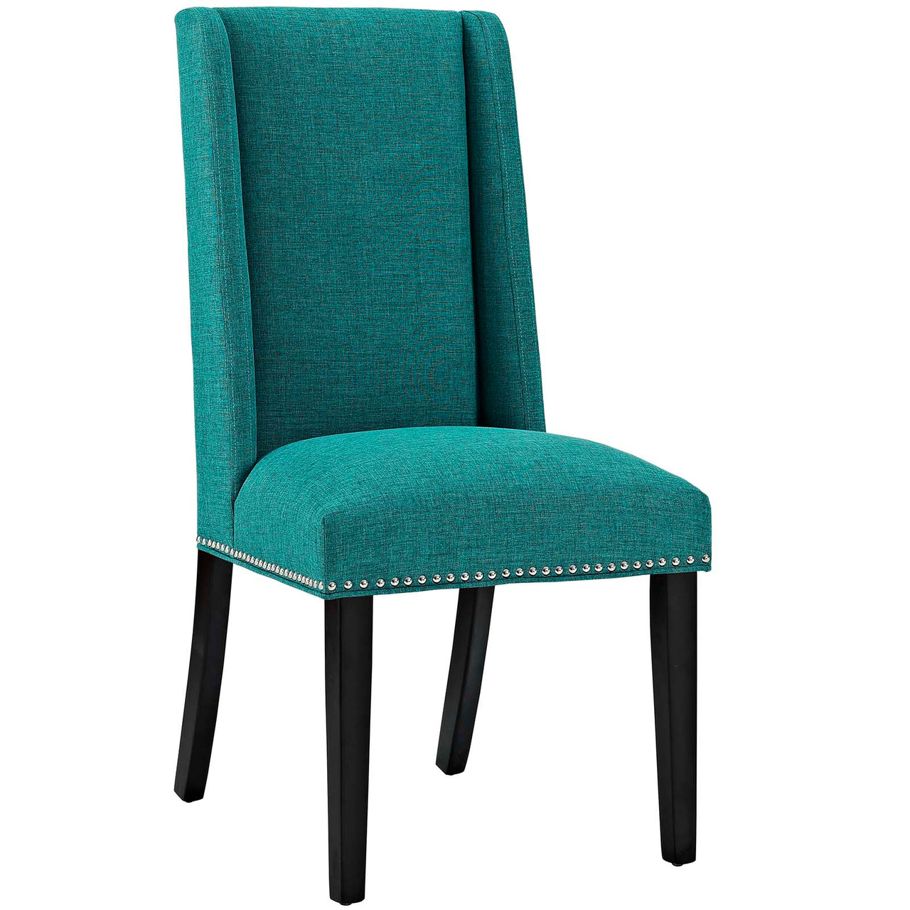 Bellare Fabric Dining Chair, Teal