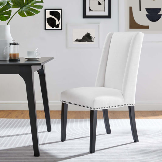 Bellare Fabric Dining Chair, White