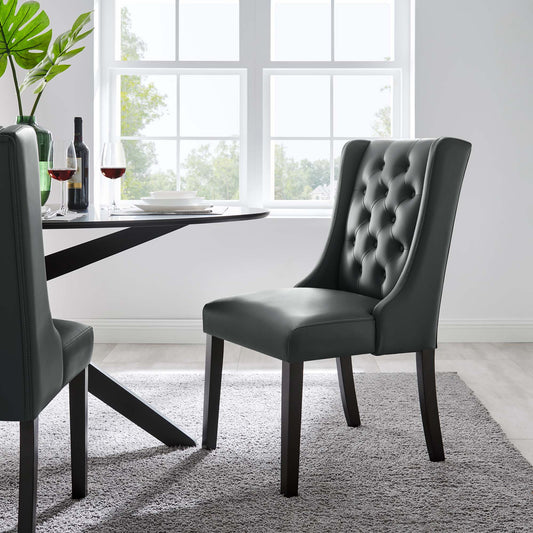 Bellarett Eco-Leather Dining Chair, Gray