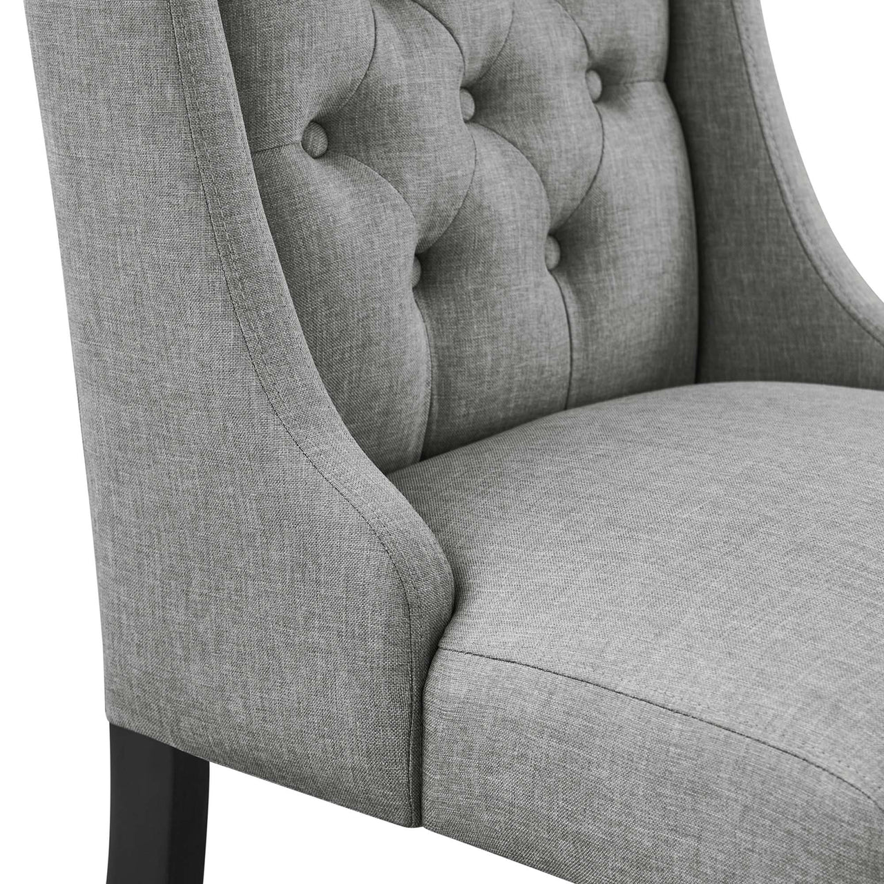 Bellarett Fabric Dining Chair, Light Gray