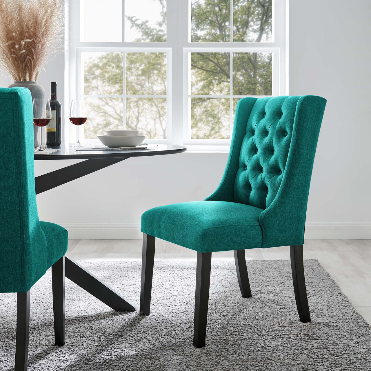 Bellarett Fabric Dining Chair, Teal