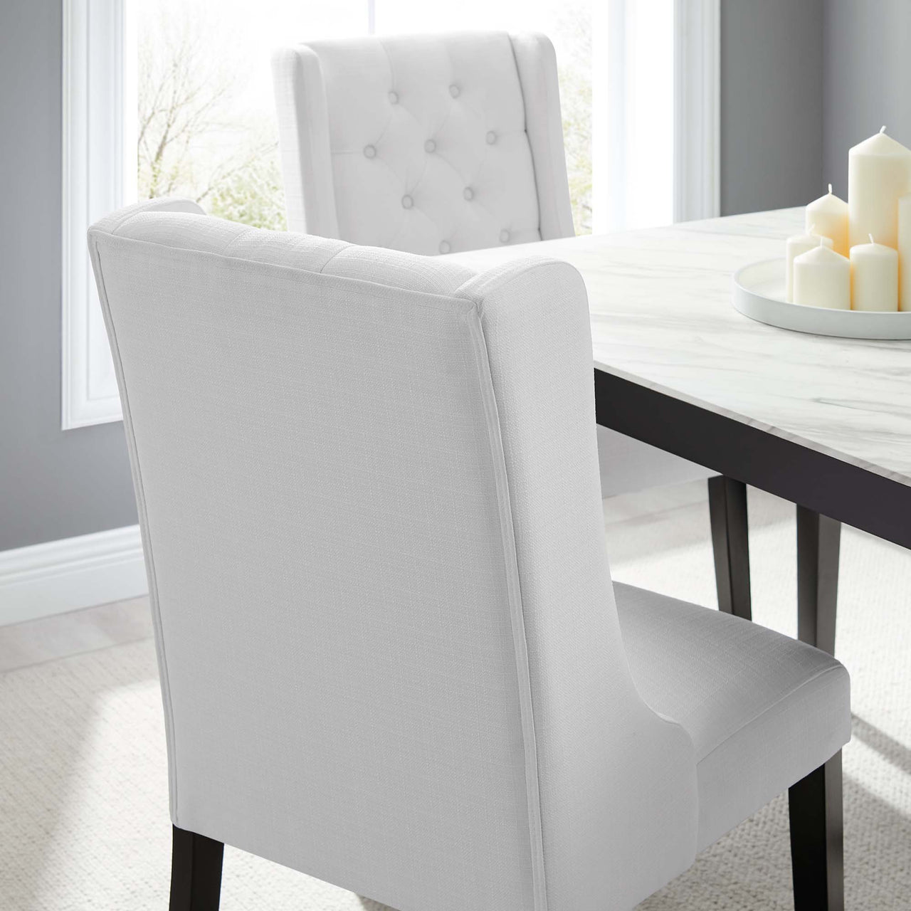Bellarett Fabric Dining Chair, White