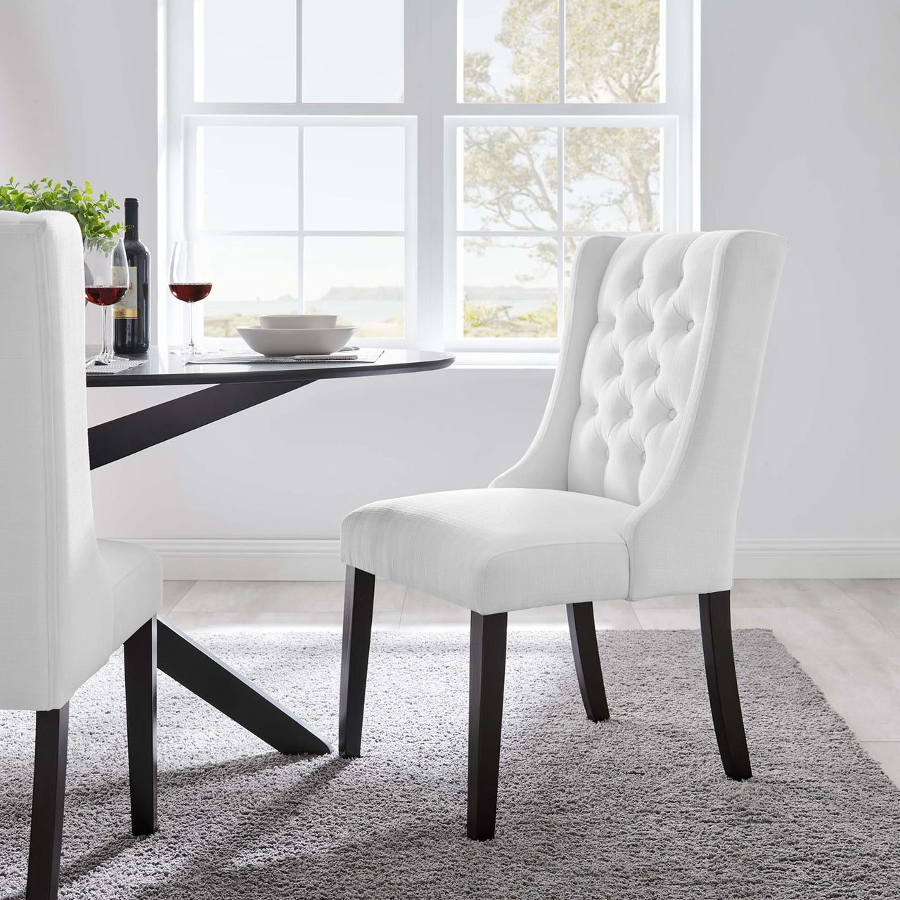Bellarett Fabric Dining Chair, White