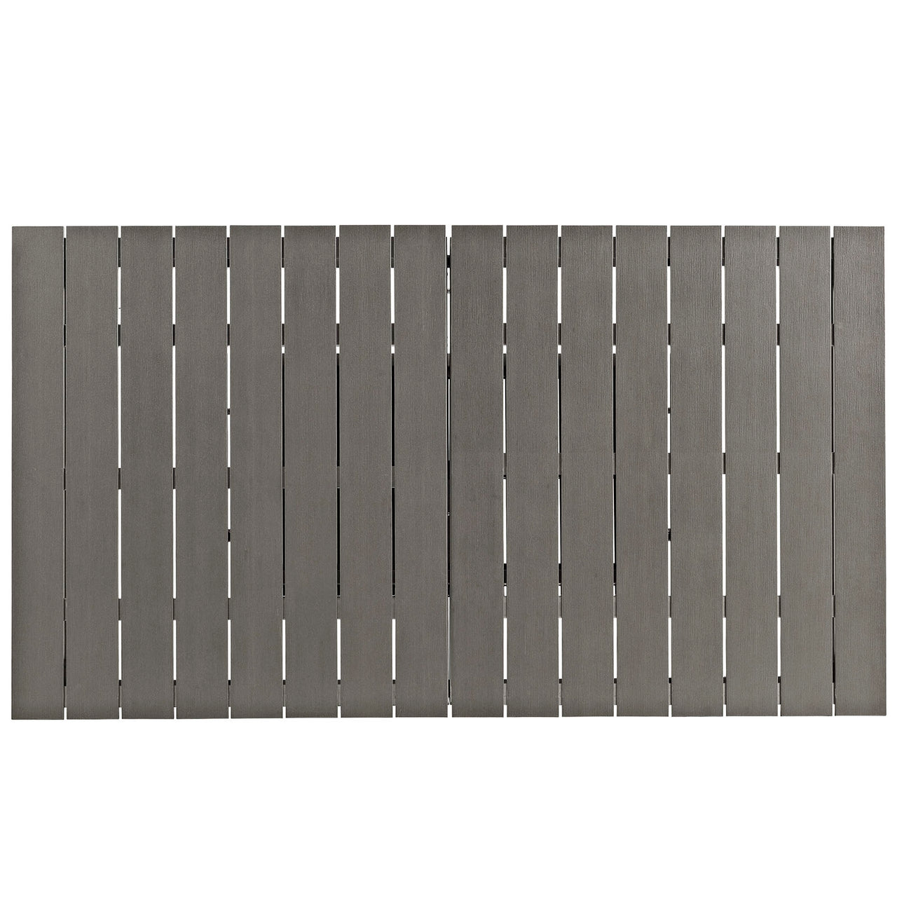 Shorea Alfresco Dining Table, Silver & Gray