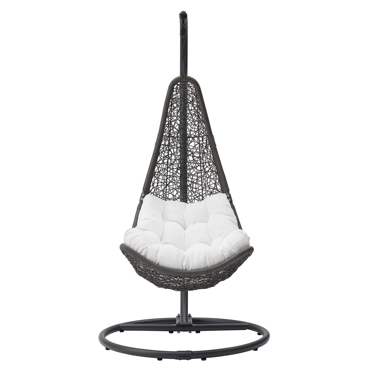 Avielle Swing Chair, Gray & White