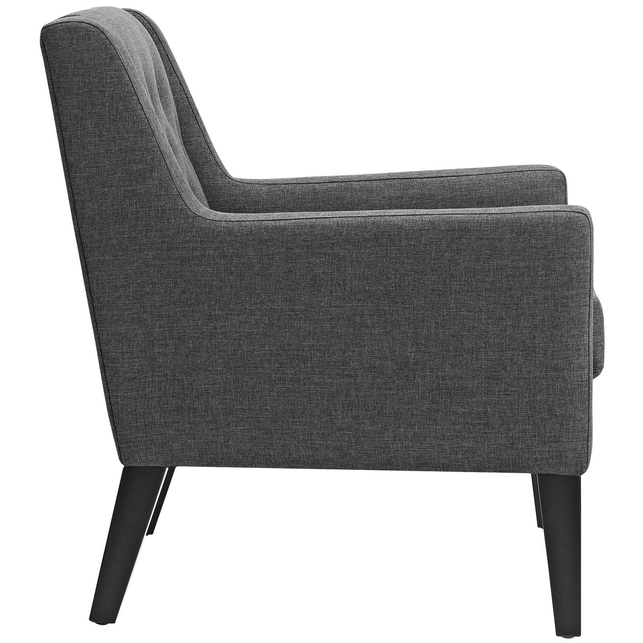 Maroux Fabric Armchair, Gray