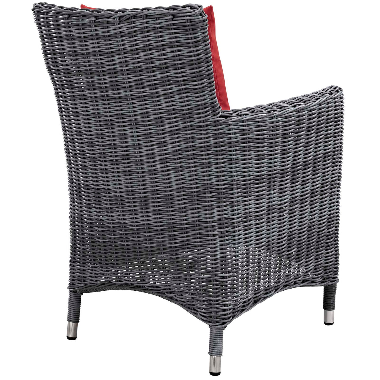Summon 11 Piece Outdoor Patio Sunbrella® Dining Set, Canvas Red