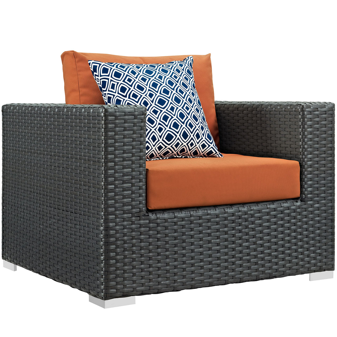 Sojourn 10 Piece Outdoor Patio Sunbrella® Sectional Set, Canvas Tuscan