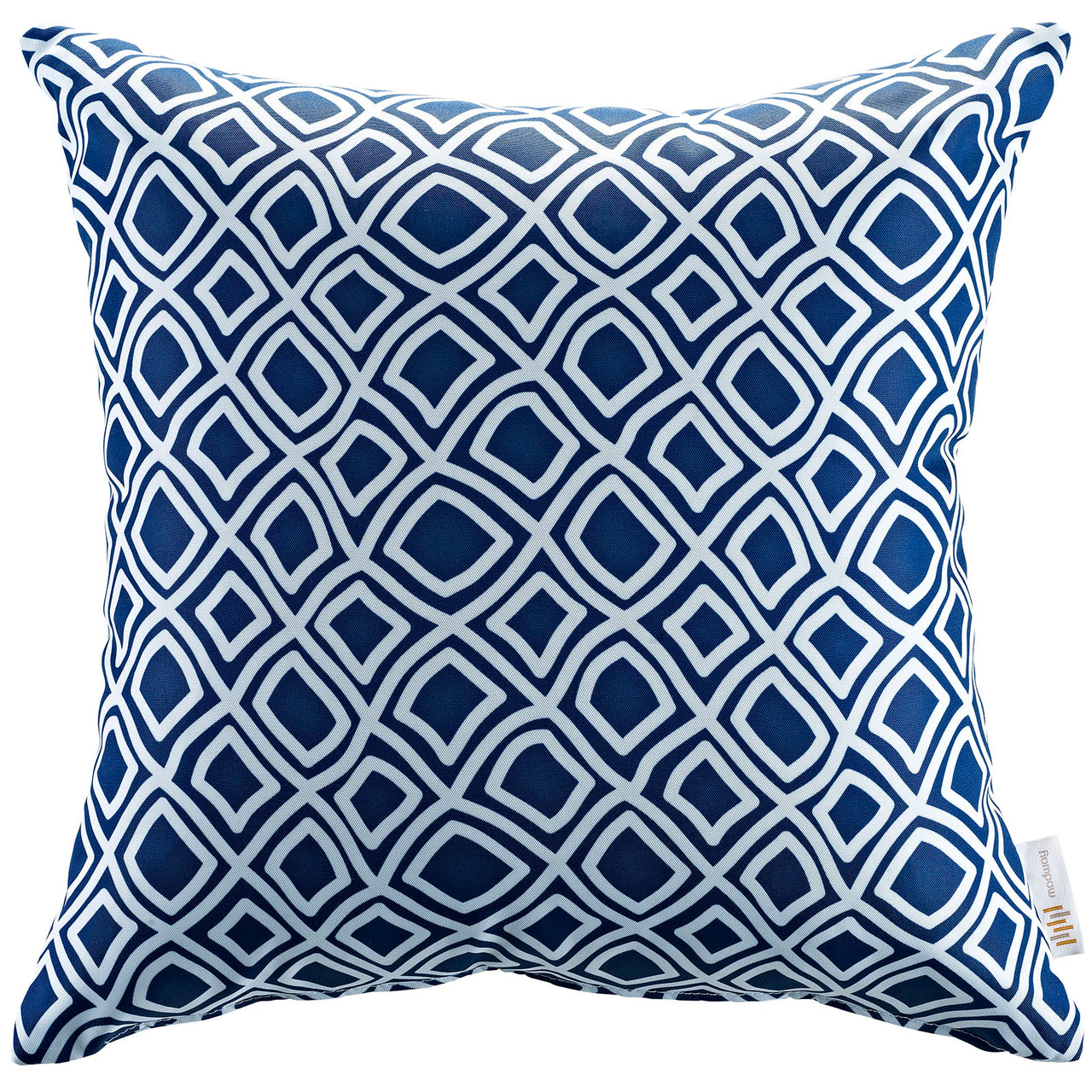 Modway 2 Piece Outdoor Patio Pillow Set, Membrane