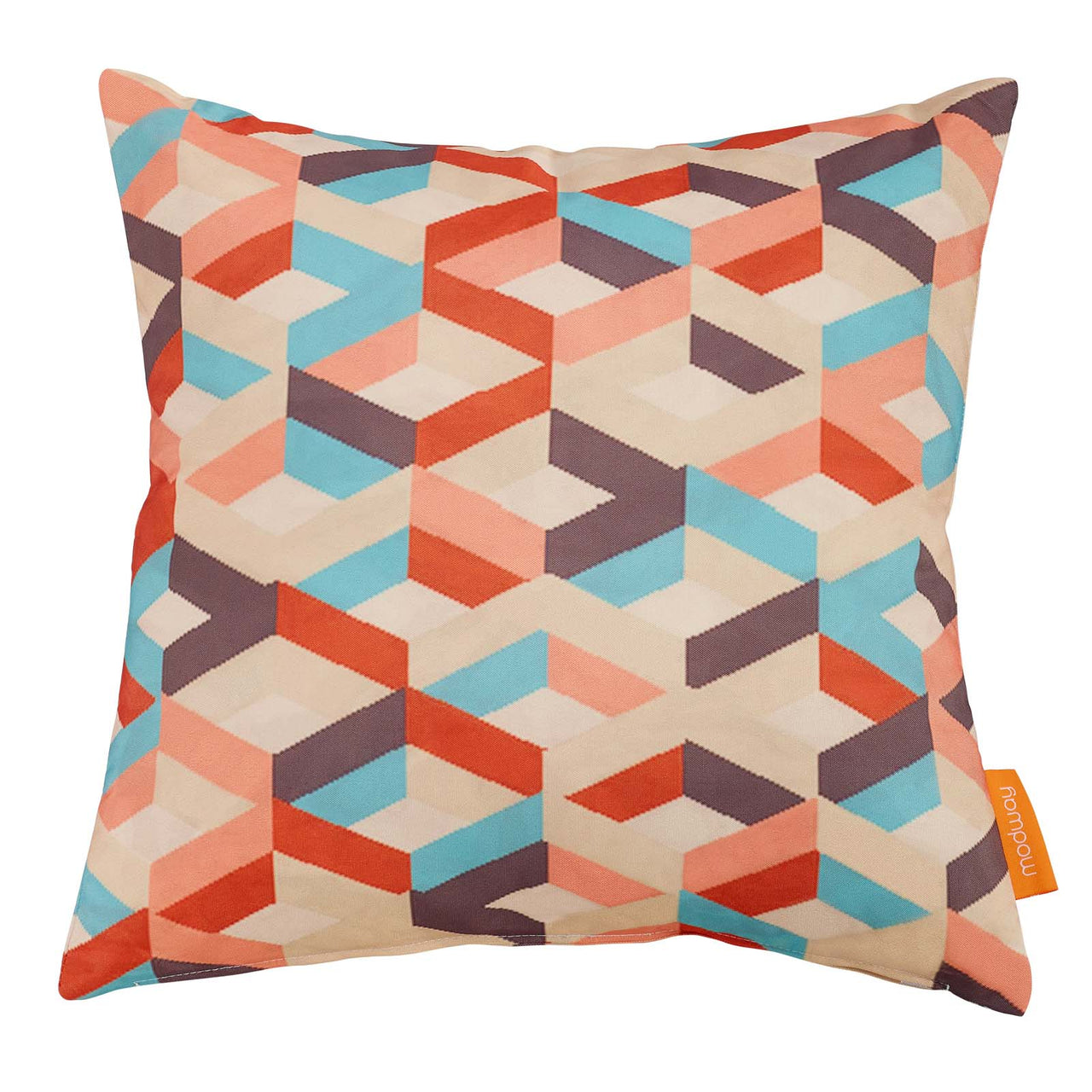 Modway 2 Piece Outdoor Patio Pillow Set, Weave