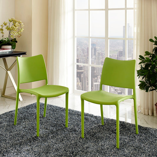 Vibe Indoor | Outdoor Dining Chair Set of 2, Green