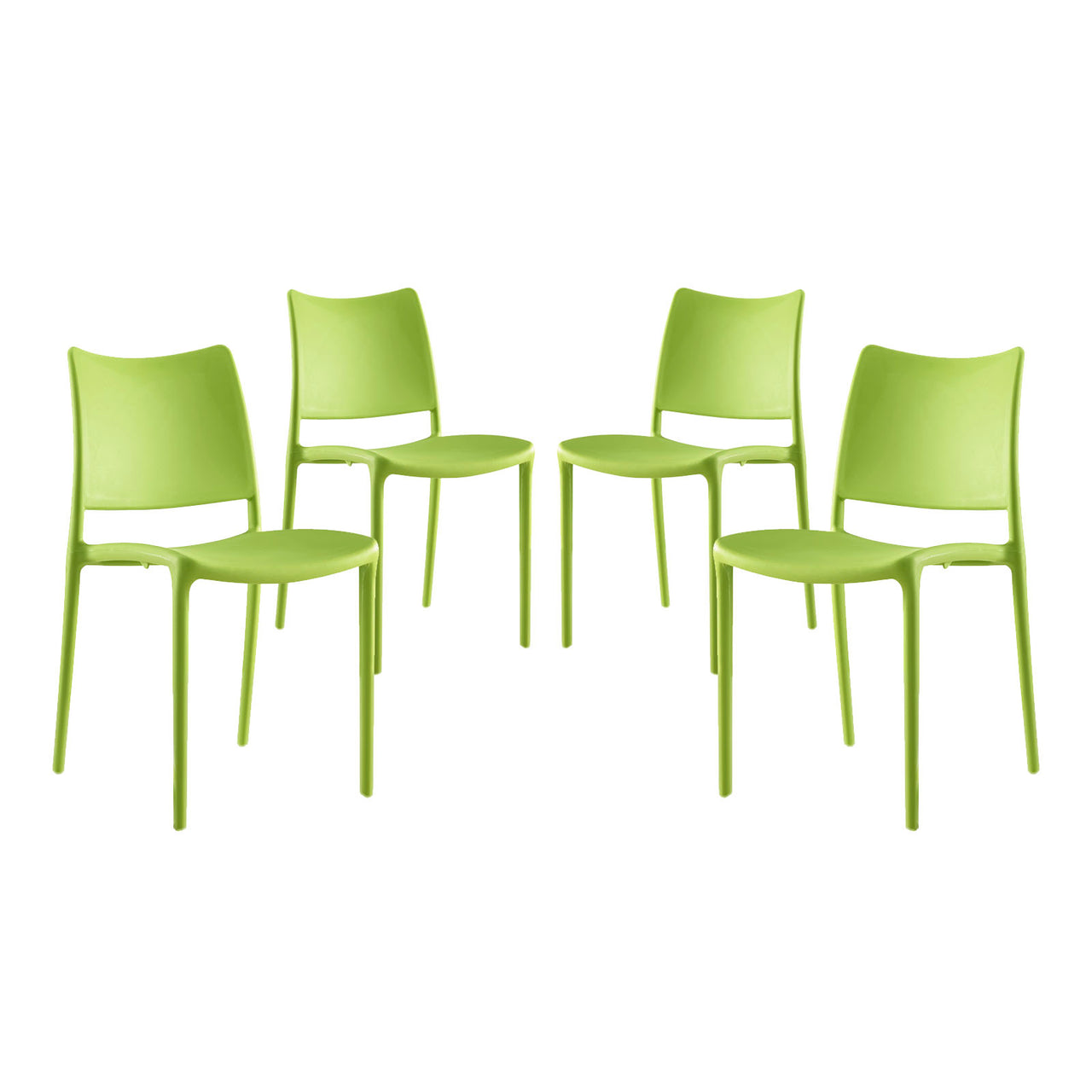Vibe Indoor | Outdoor Dining Chair Set of 4, Green