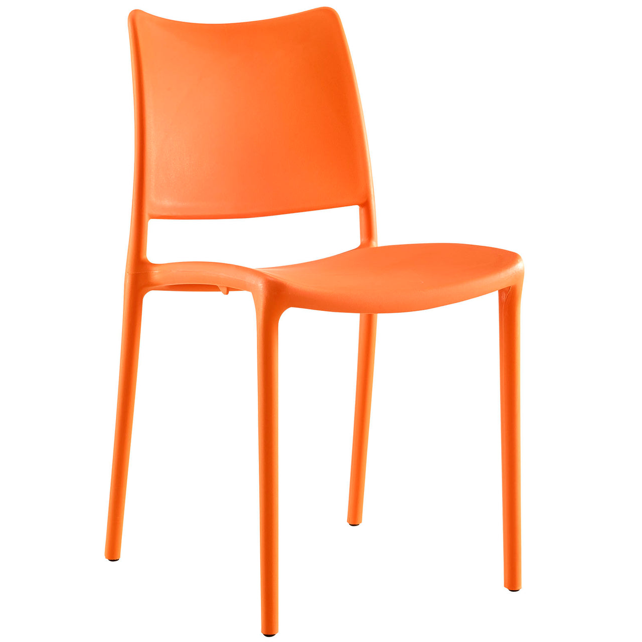 Hipster Dining Side Chair Set of 4, Orange