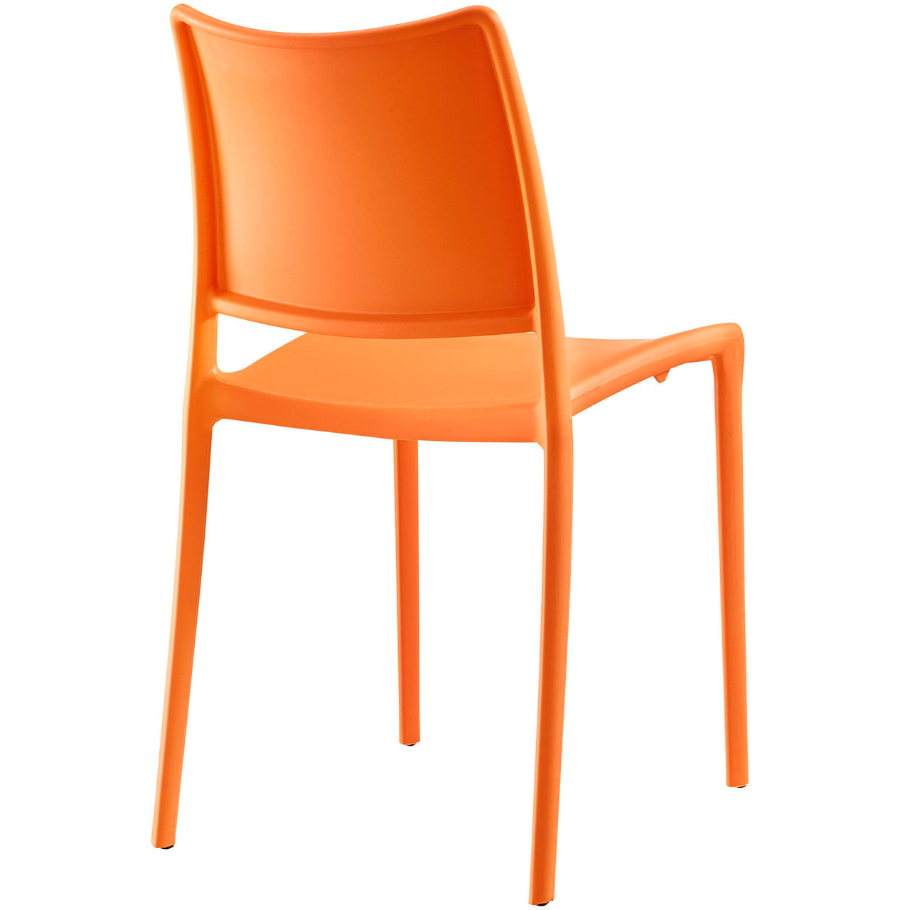 Hipster Dining Side Chair Set of 4, Orange