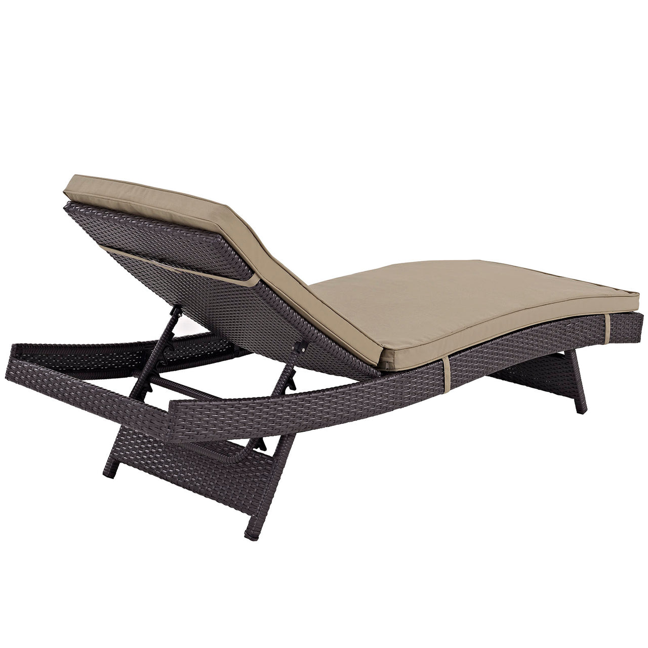 Conversation Alfresco Chaise Set of 2, Espresso & Mocha