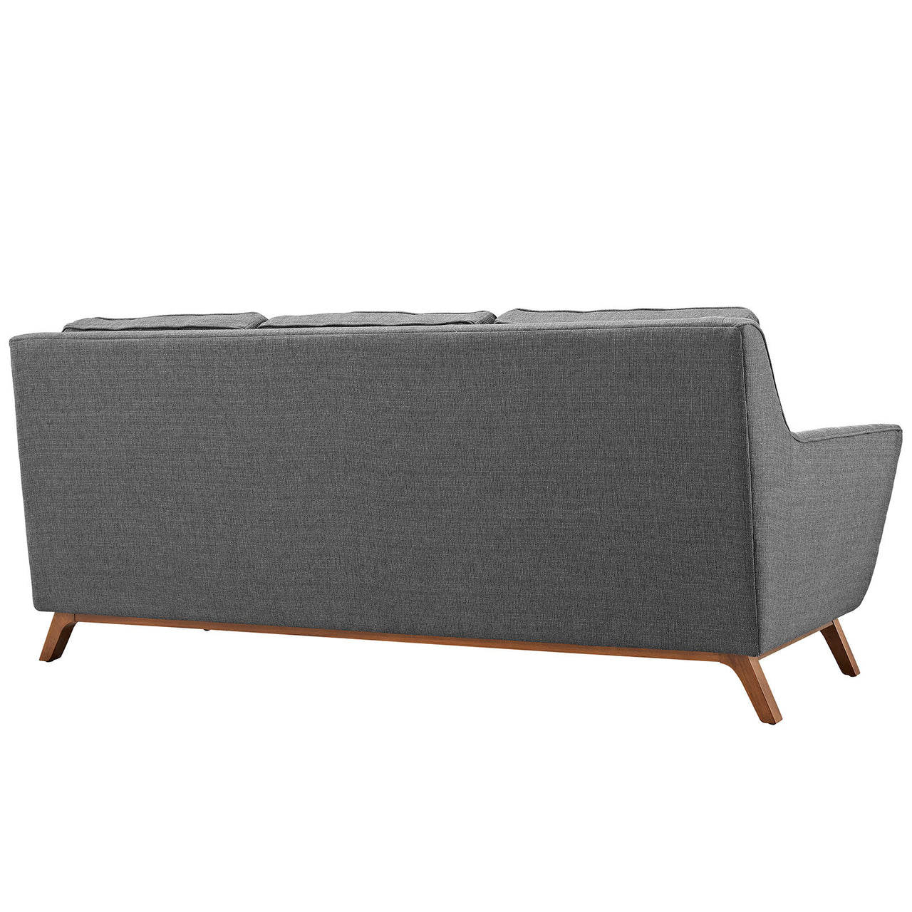Beguile Upholstered Fabric Living Room Set Set of 3, Gray