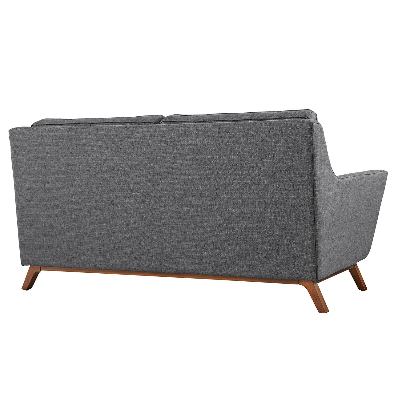 Beguile Upholstered Fabric Living Room Set Set of 2, Gray