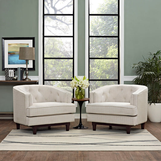 Anchor Armchairs Set of 2, Beige