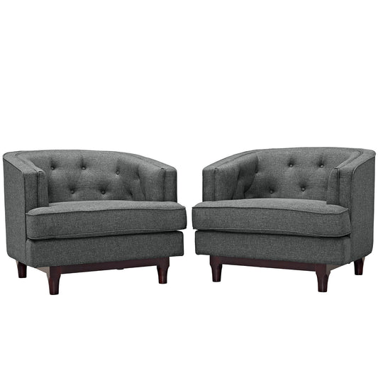 Anchor Armchairs Set of 2, Gray