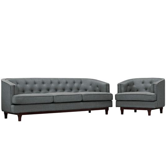 Anchor Living Room Set of 2, Gray