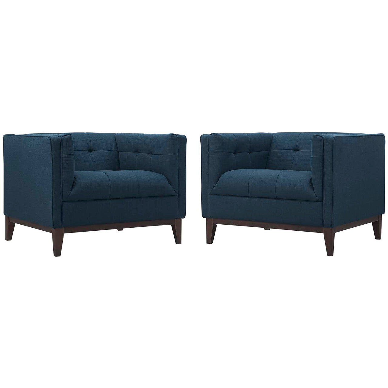 Classique Accent Chair Set of 2, Azure